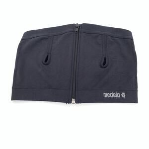 Medela Hand Free Strapless Pumping Nursing Maternity Bra Medium Womens Black M